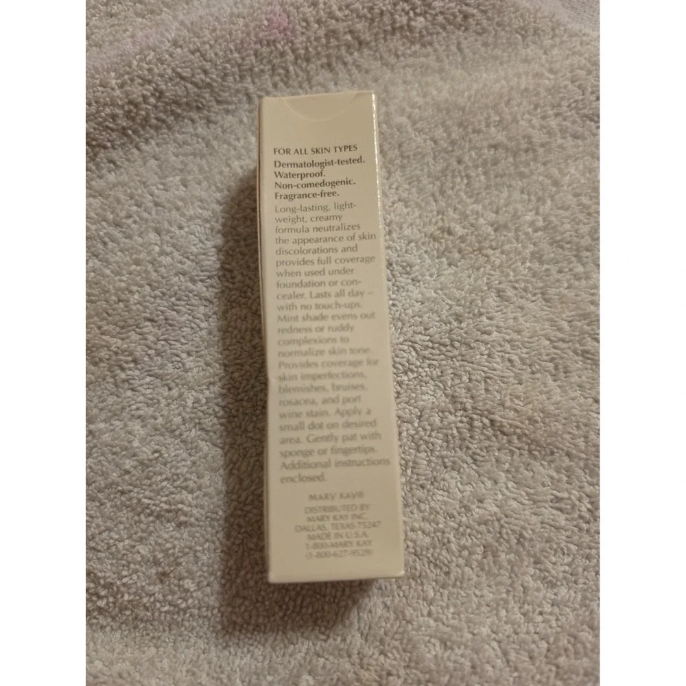 Vtg Mary Kay Full Coverage Concealer 0.5 oz Mint  Neutralizing #1637 NOS